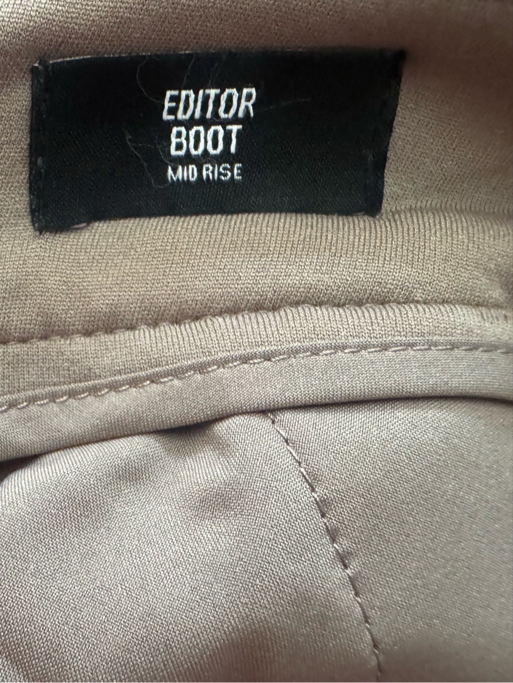Express Women's Editor Bootcut Dress Pants - Taupe - Picture 8 of 9